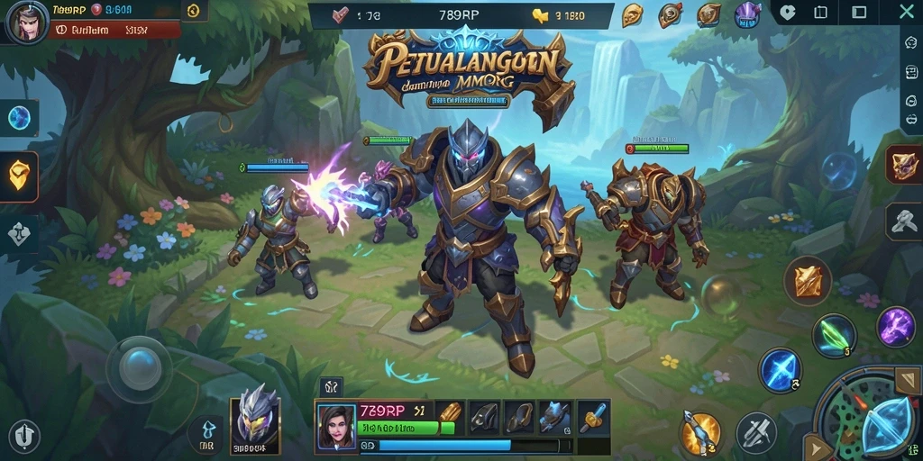 Tampilan gameplay yang menarik di dunia MMORPG 789RP.