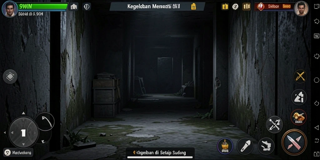 Gameplay menegangkan di dunia kegelapan 9WIN.