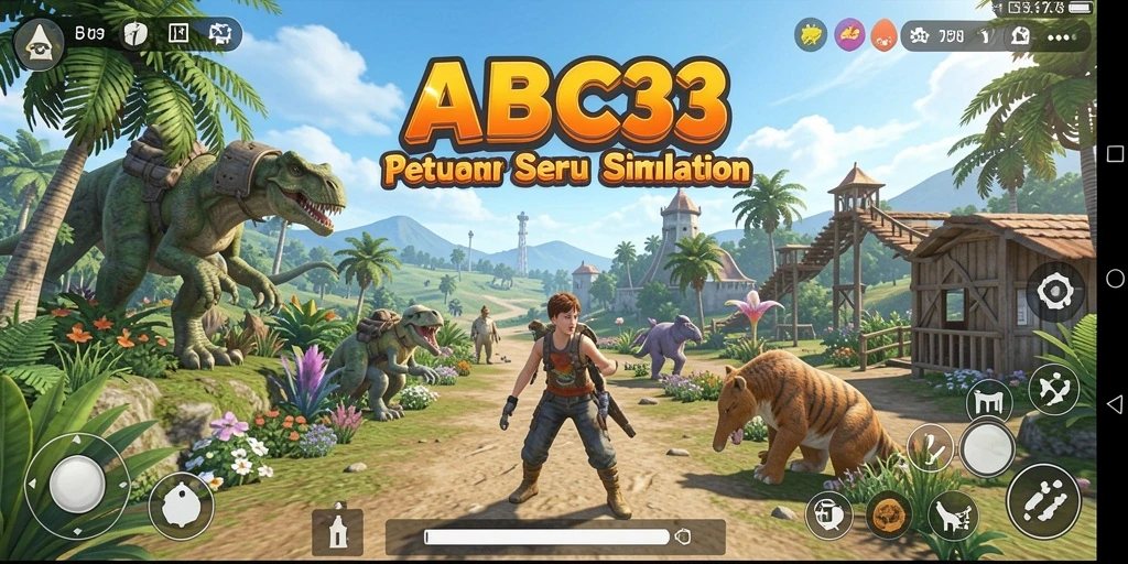 Tampilan gameplay seru dan interaktif dari ABC33.
