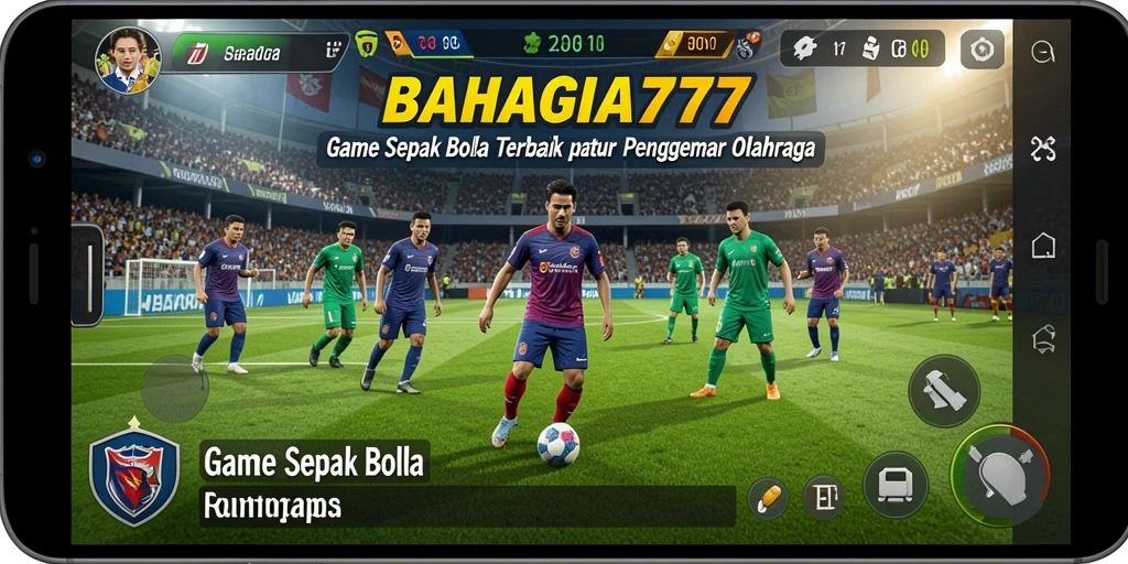 Tampilan menarik dalam permainan sepak bola yang seru dan mendebarkan.