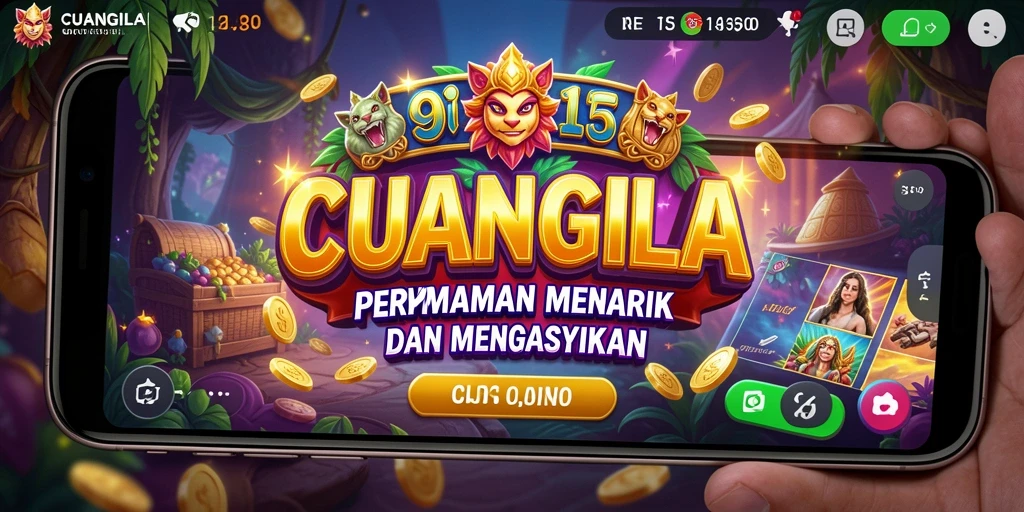 Tampilan gameplay menarik dari CUANGILA dengan variasi tema slot.