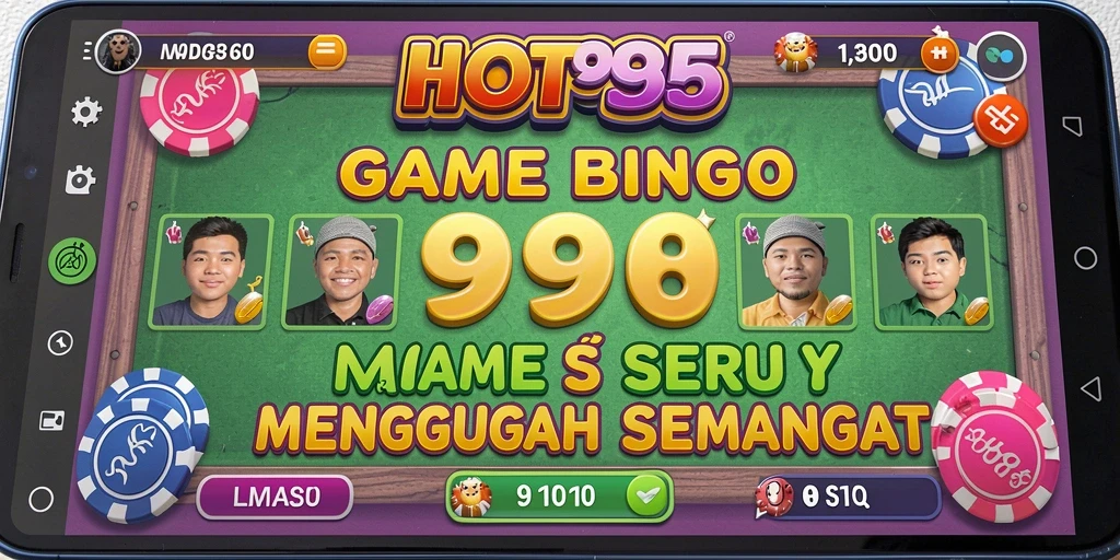 Tampilan gameplay seru HOT985 dengan pemain bersaing di Bingo.
