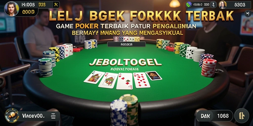 Gameplay seru JEBOLTOGEL menampilkan strategi Poker yang menarik.