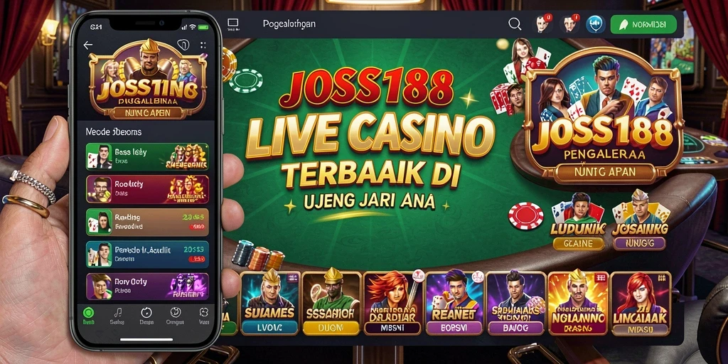 Screenshot utama dari gameplay Live Casino JOSS188 yang menarik dan interaktif.