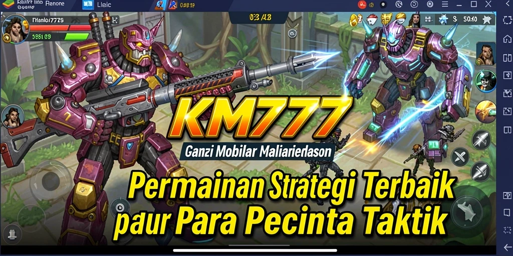 Screenshot gameplay <strong>KM777</strong> yang menampilkan strategi pertempuran yang mendebarkan.