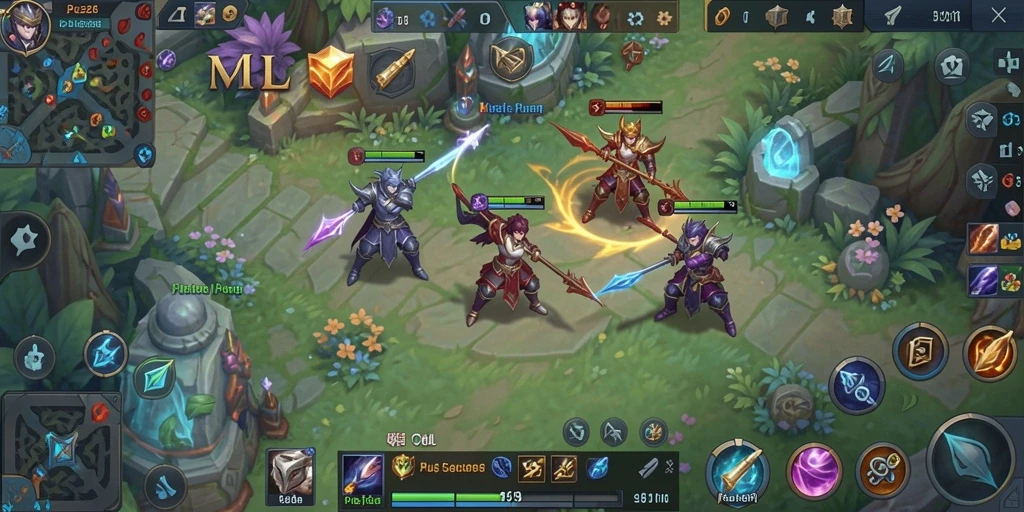 Tangkapan layar utama MLBB8 yang menampilkan gameplay Puzzle yang seru.