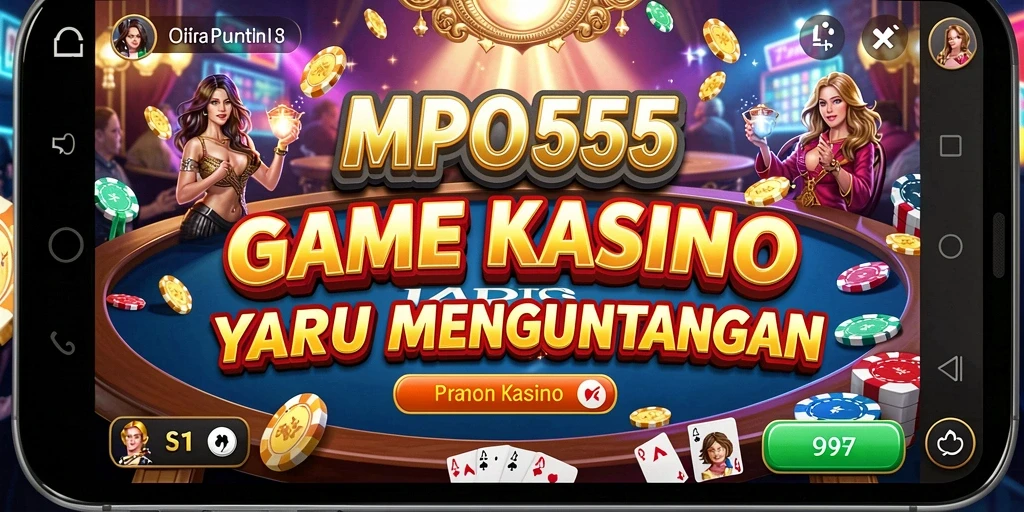 Tampilan menarik game Kasino MPO555 dengan aksi seru.