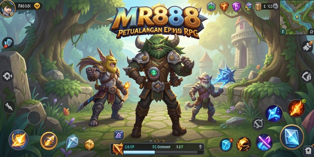 Tampilan screenshot MR888 yang menampilkan aksi RPG yang mendebarkan.