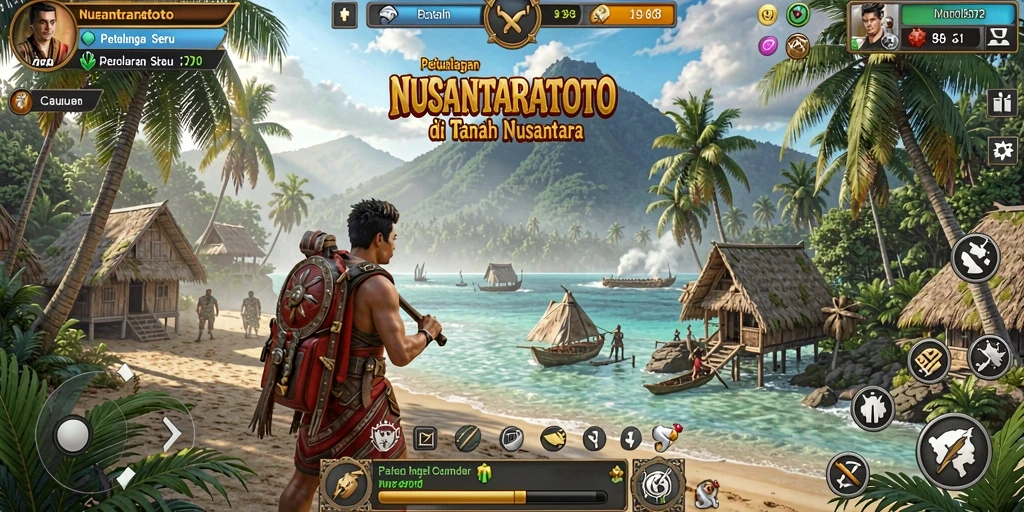 Tampilan gameplay menarik dari NUSANTARATOTO yang menampilkan petualangan seru.