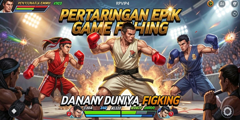 Tangkapan layar RPVIP4 menampilkan aksi pertarungan yang mendebarkan.