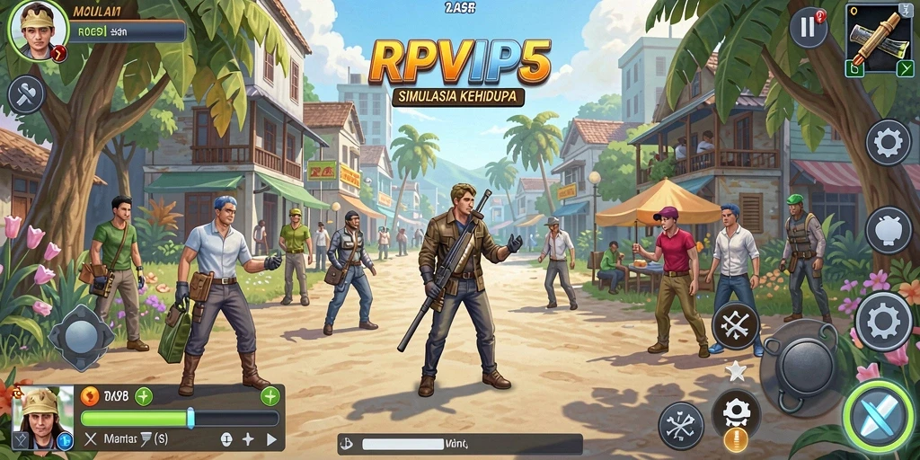 Tampilan gameplay RPVIP5 yang menarik dan interaktif.