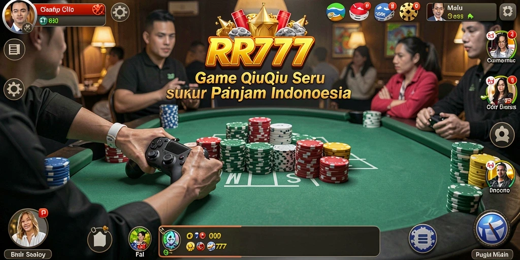 Tangkapan layar gameplay QiuQiu yang menarik di RR777.
