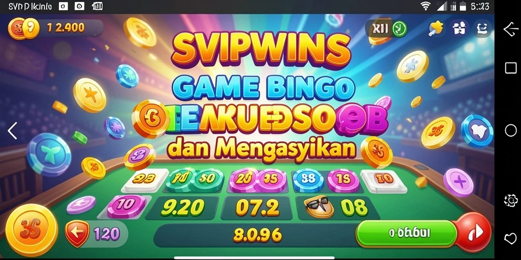 Tampilan gameplay Bingo yang menarik di SVIPWINS.