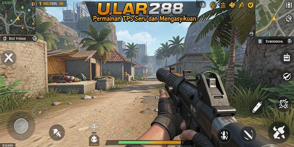 Menampilkan aksi seru dalam gameplay ULAR288.