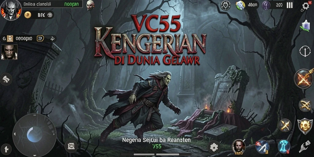 Tampilan menakutkan dari gameplay VC55 yang mendebarkan.